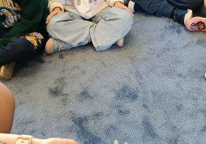 dzieci przyglądające się zwierzętom