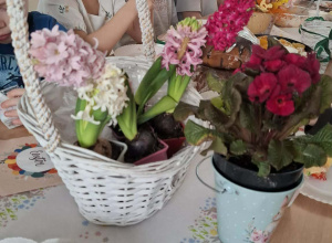 Świąteczny poczęstunek przygotowany przez rodziców