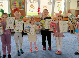 Nasi laureaci w ogólnołódzkim konkursie pt." Śniadania Pani Wiosny"