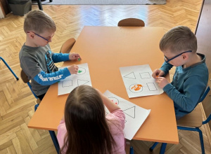 Plastelinowe figury geometryczne